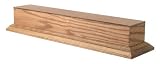 Pedestal for 5ft x 9.5ft Senators Flag Display Case - Oak Pedestal Only