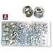 Lock Nut Assortment - Nylon Lock Inserts - 150 Pieces