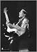 Jimi Hendrix - B/W Guitar 30'' x 40'' Textile/Fabric Poster