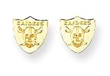 14k NFL Oakland Raiders Earrings