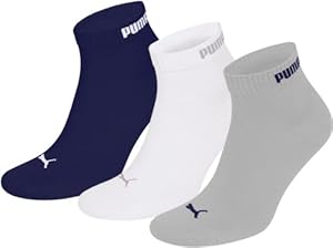 Puma Quarter Basic 3 Pack Quarter - Navy, EU 39-42