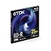 TDK BD-R25JC4EB BD-R 4x 25GB Blu-ray Disc Jewel Case
