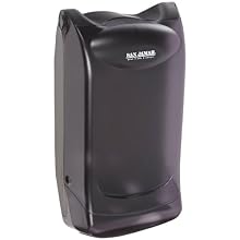San Jamar H5001 Venue Countertop Fullfold Classic Napkin Dispenser, 550 Capacity, 8" Width x 7-1/4" Height x 15-3/4" Depth, Black Pearl