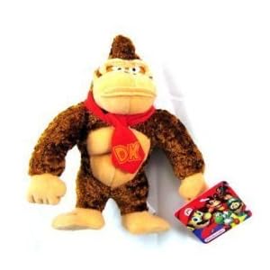 Donkey Kong 9 inch Chenille Licensed Nintendo Plush Toy by Nintendo