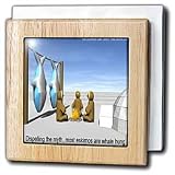 Review 3dRose LLC  / Eskimo Myths - 6 Inch Tile Napkin Holder