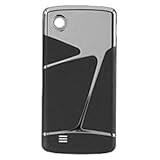 LG VX8575 Chocolate Touch OEM Standard Battery Door Cover, Black and Chrome