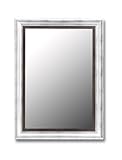 IMAGE OF Torino Mirror in Silver Grande with Brazilian Walnut Liner Size: 30