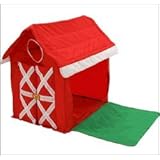 Bazoongi Kids Mini Lil' Red Barn Play Cottage