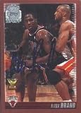 Elton Brand, Chicago Bulls, 2000 Topps Tipoff All Star Rookie Autographed Card