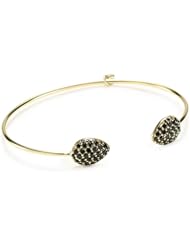 Jemma Wynne "Prive" Black Diamond Pear Bangle Bracelet