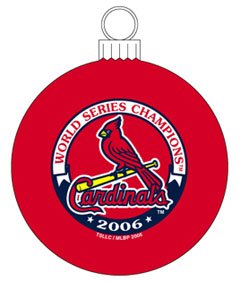 Buy ST SAINT LOUIS CARDINALS 2006 WORLD SERIES CHAMPS Champions CHRISTMAS ORNAMENT by Topperscot