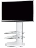 Origin II S4 Flat Panel Cantilever TV Stand In White