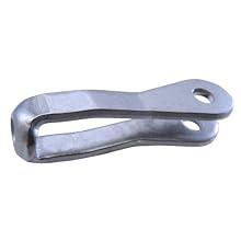 Loos Cableware NAS1435K2 Stainless Steel Strap Fork End for 1/16" Diameter Wire Rope
