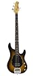 Ernie Ball Music Man Classic Collection Sterling 4 String Bass - Single Humbucker Tobacco Burst Finished Birdseye Maple Neck Black Pickguard