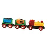 BRIO 33535 Wooden Railway System: Battery Operated Action Train