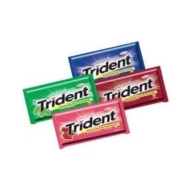 Trident Variety Pack 18 Stick Packages Sugar Free Gum with XYLITOL - 15 PACKS