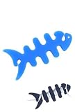 Blue - Smarter Wrap Fishbone Shape Cord Manager