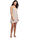Calvin Klein Womens Essentials With Satin Sleep V-neck Convertible Sleep Chemise