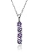 Sterling Silver Amethyst Pendant, 18