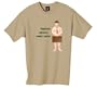 "fashion advice: wear some " 100% Cotton Unisex Tee with funny Nameless Man joke design in over 30 colors
