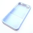 Apple iPhone 4 & 4S (Black iPhone ONLY) Rubberized Slider Hard Protector Case, White & White
