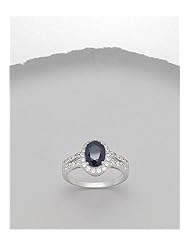 CZ Ring In 92.5 Sterling Silver