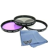 Zeikos ZE-FLK58 58mm Multi-Coated 3 Piece Filter Kit (UV-CPL-FLD) + Free Gift