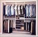 Easy Track RB1460-T Deluxe Starter Closet, 4 To 8 Foot, Truffle