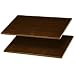 Easy Track RS1423-T Shelves, 24-Inch, Truffle, 2-Pack