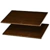 Easy Track RS1423-T Shelves, 24-Inch, Truffle, 2-Pack