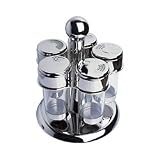 Revolving Tabletop Spice Rack - 6 Piece
