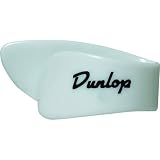 Dunlop White Plastic Thumb Picks, Large