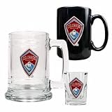 Colorado Rapids 15 oz. Tankard, 15 oz. Ceramic Mug and 2 oz. Shot Glass Set