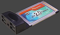 Childrens Toyshop  Computer : USB 2.0 4 Port PCMCIA Card