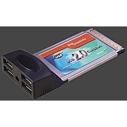USB 2.0 4 Port PCMCIA Card