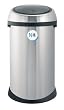 BRABANTIA 378706 Design Abfalleimer Touch bin � 50 L Fingerprint Proof matt steel