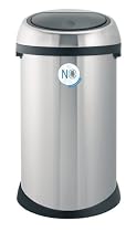 Brabantia Touch Bin 50litre Fingerproof Matt Steel