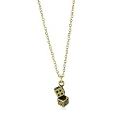 Privileged NYC Dice Charm Necklace 18