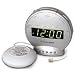 Sonic Alert SBT425ss Digital Sonic Boom Loud Vibrating Alarm Clock with Telephone Signaler