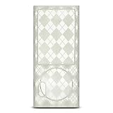 Premium Transparent Designer Crystal Hard Gel Skin Case for the Apple iPod Nano 5 5th Generation – Clear Diamond Checkers Print
