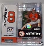 Cal Ripken #8 Baltimore Orioles Orange Jersey Variant Alternate Chase Six Inch Action Figure McFarlane Cooperstown Collection Series 2