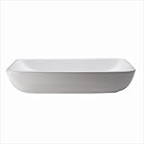 Decolav 1445-CWH Classically Redefined Rectangle Above Counter Lavatory Sink, White