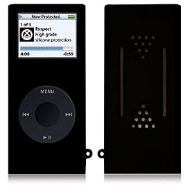 Exspect iPod nano 2nd generation black skin and screen protector