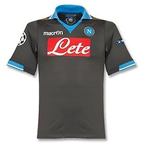 11-12 Napoli Away Champions League Jersey (Includes Starball + Respect Patch)