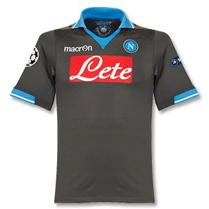 11-12 Napoli Away Champions League Jersey (Includes Starball + Respect Patch)
