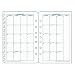 Planner Refill with Tabs, Two Pages Per Month, 5-1/2 x 8-1/2