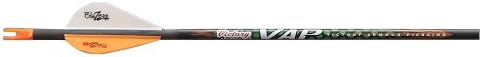 Victory Archery VAP 450 V1 Archery Arrow (12-Pack), Black