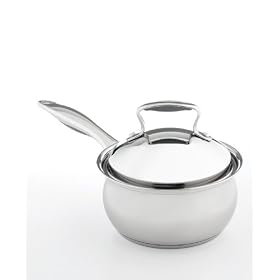 Tools of the Trade Belgique Stainless Steel Covered Saucepan, 1 Qt.