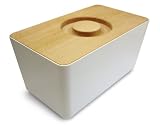 Joseph Joseph Melamine Bread Bin With Cutting Board Lid (White)