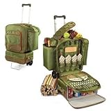 Excursion Cooler on Wheels with Picnic Service for 4